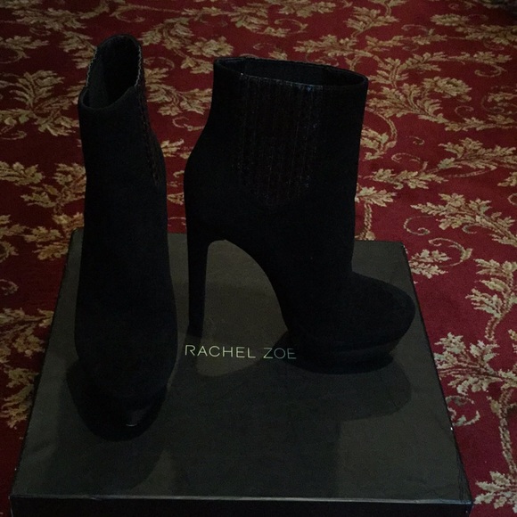 Rachel Zoe suede high heel booties - Picture 3 of 4